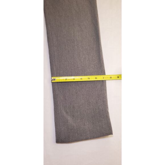 Michael Kors Sz 4 Dress Slacks Pants Women Zipper Poly Blend Stretch Gray Ca15 - Picture 3 of 8